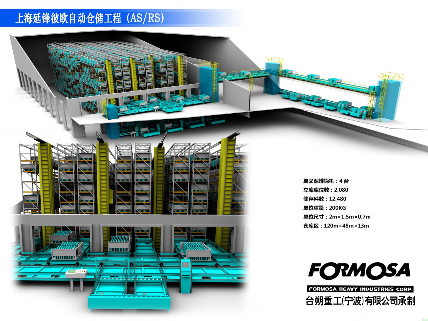 中國大陸-上海延鋒彼歐自動倉儲工程