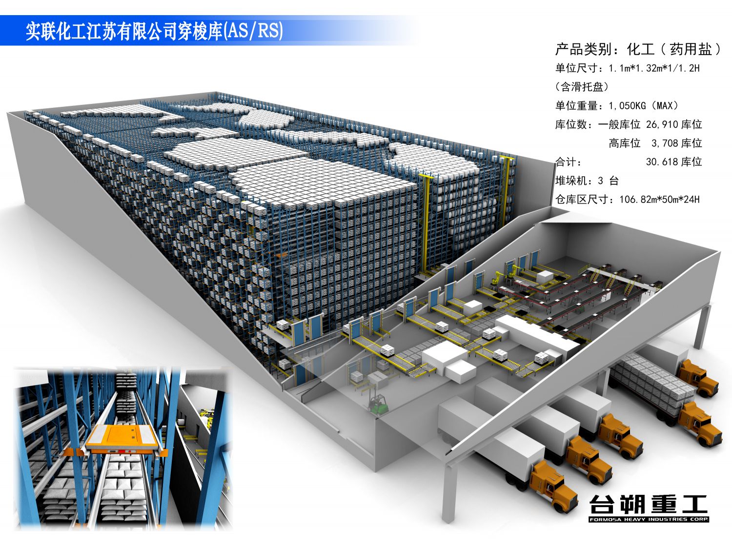 中國大陸-實聯化工江蘇有限公司穿梭庫