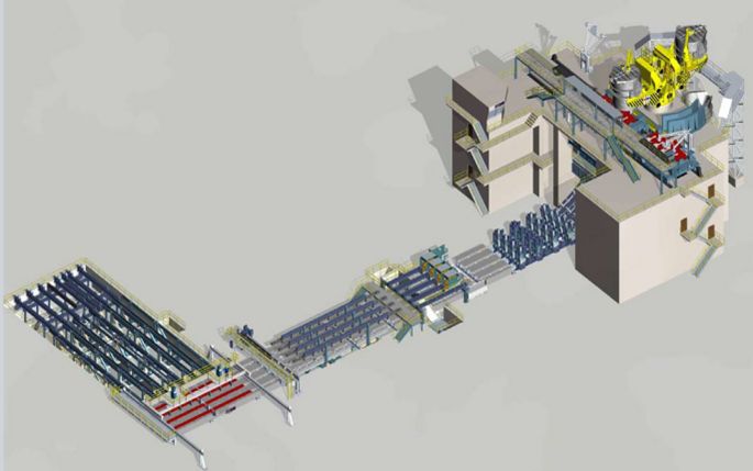 大方胚連鑄機3D模型圖